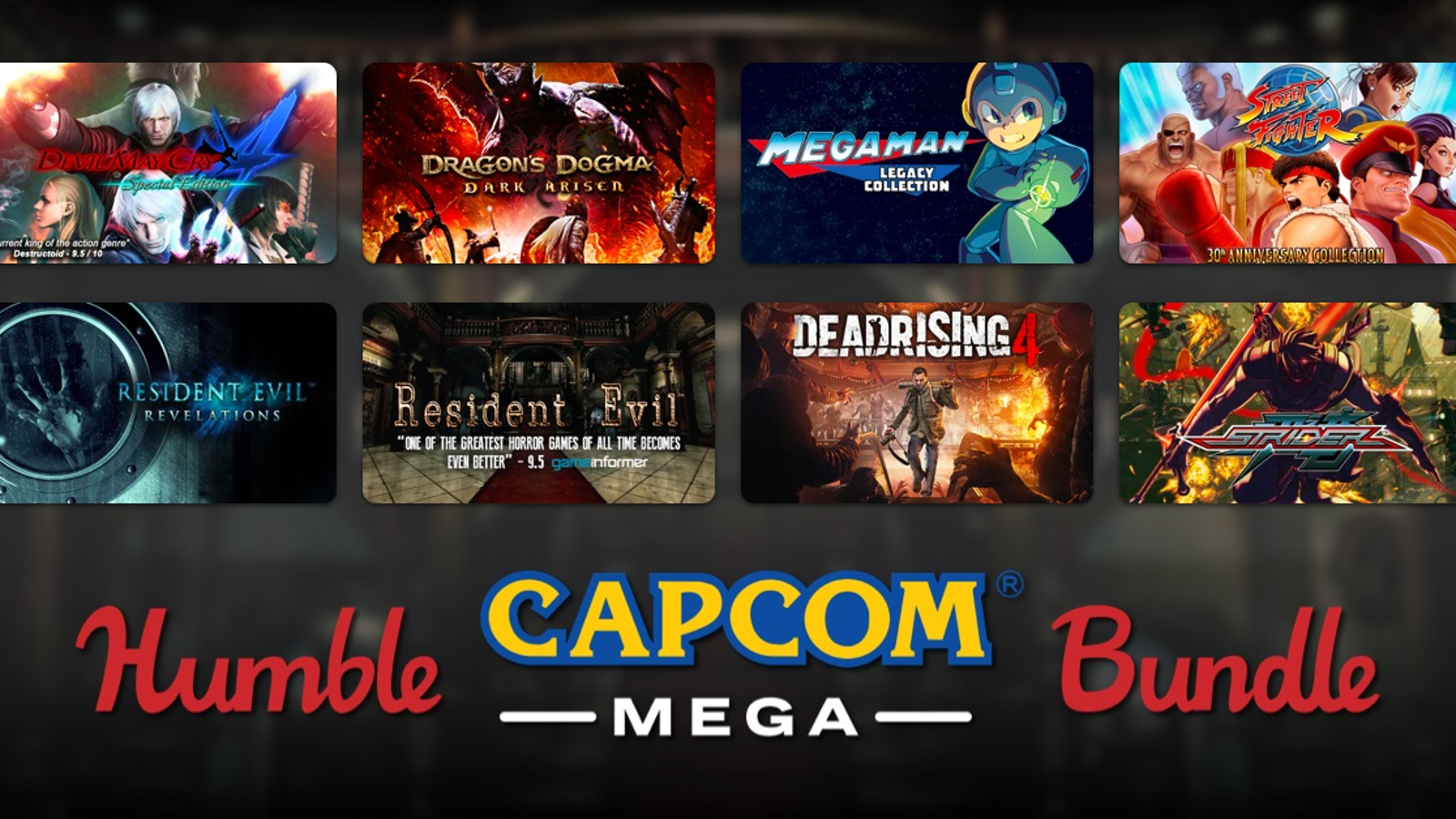 Humble Capcom Mega Bundle includes Resident Evil, Mega Dragon's Dogma and more