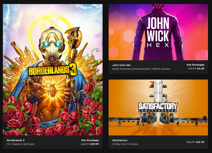 Borderlands 3 Is Free on Epic Games Store Recently