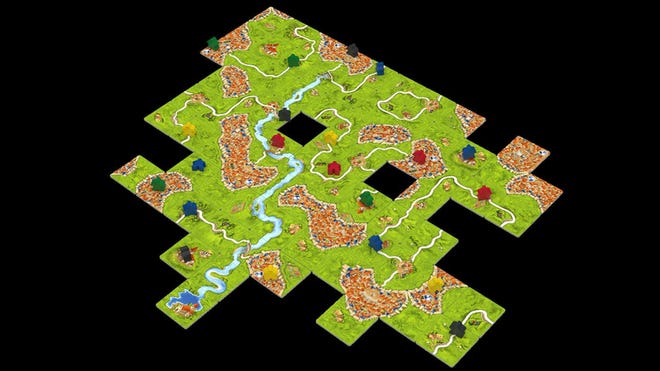 Carcassonne Third Edition German-language layout
