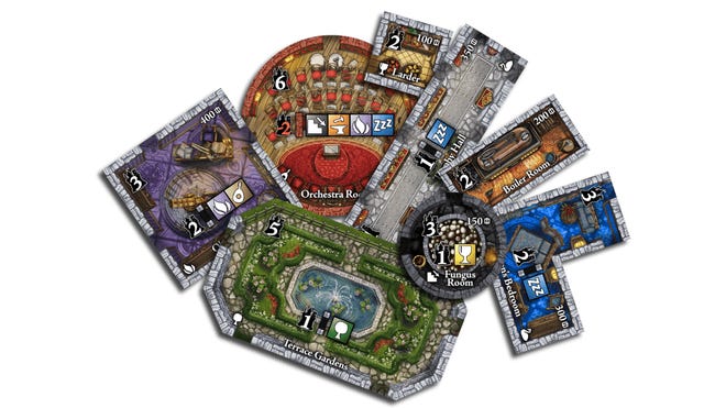 Castles of Mad King Ludwig: Collector's Edition layout