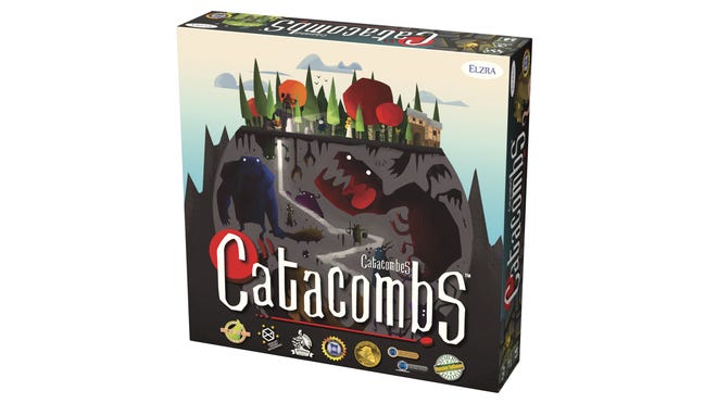 Catacombs dexterity board game box