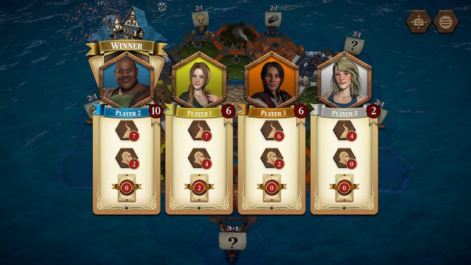 A screenshot for Catan - Console Edition.