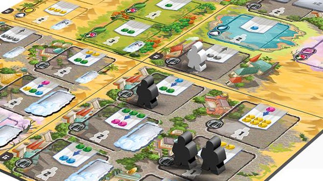 Century: Golem Edition - An Endless World board game layout