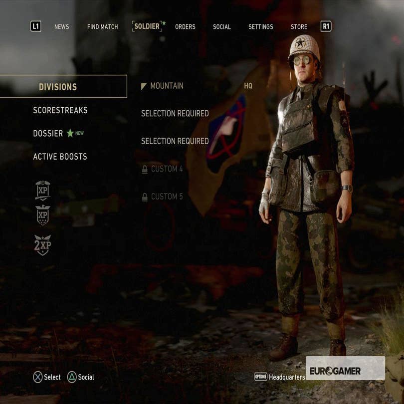 COD WW2 How to Change Uniforms: Customize Your Soldier's Outfit in Call of Duty  WW2 - GameRevolution