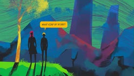 A gorgeous colourful conversation in an indie game shown off by Daniele Giardini.