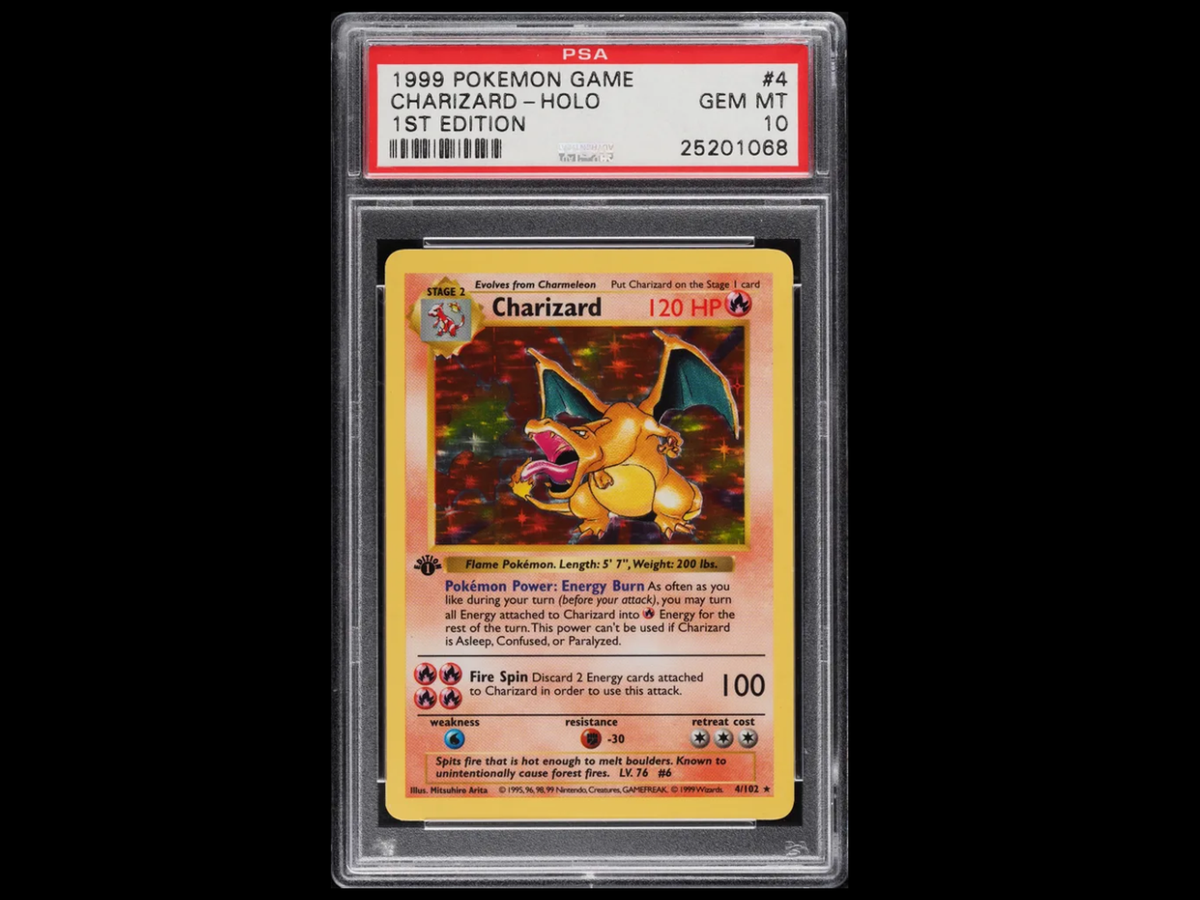 First Edition Charizard Pokemon Card