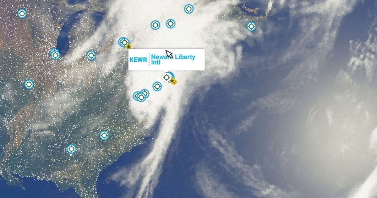 The weather radar showing simulated weather that may be coming in a ...