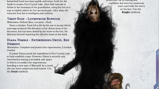 Chilling Tales of the Whispering Winds monster art stalker