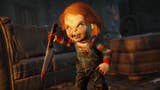 Chucky the doll holding a knife in Dead by Daylight