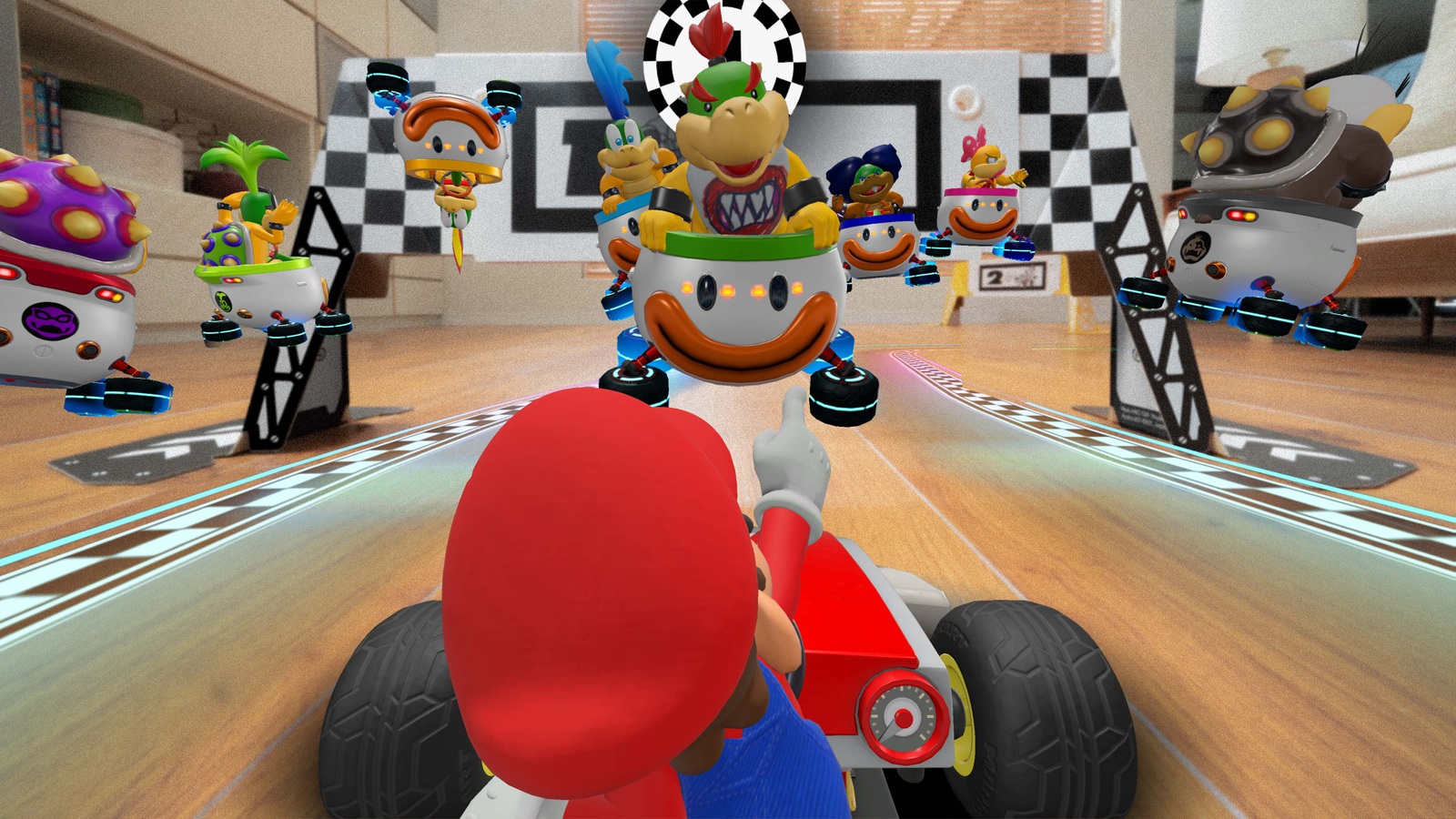 Can you combine LEGO Mario and Mario Kart Live TOGETHER?