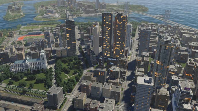 Skyscrapers in Paradox's Cities: Skylines II