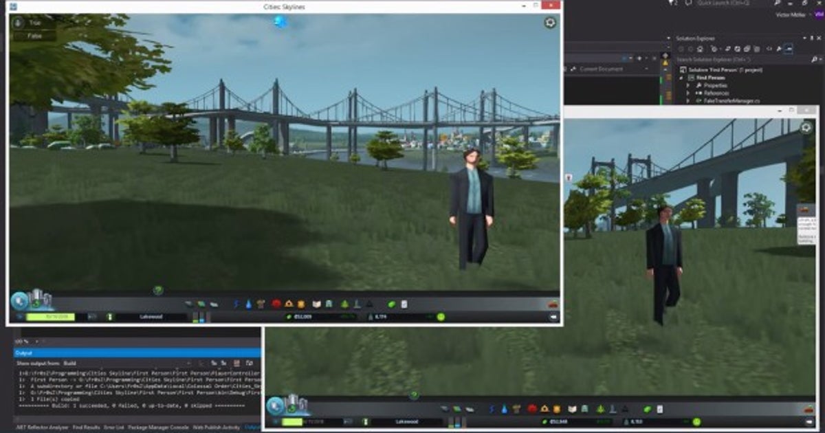 Cities Skylines Modder Is Adding FirstPerson Multiplayer Rock Paper