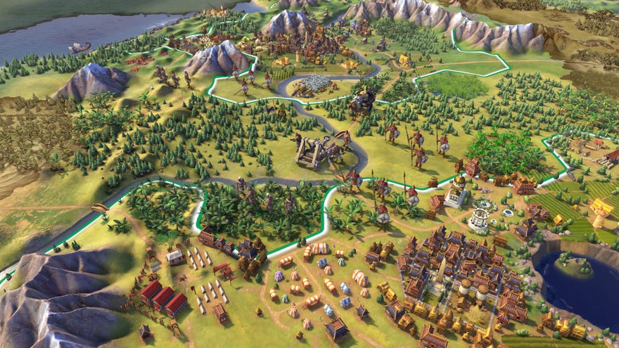 An overview of some civilisations in Civ 6.