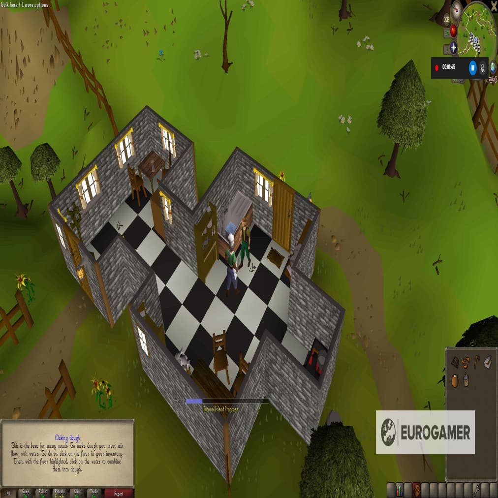 Traditional runescape gameplay