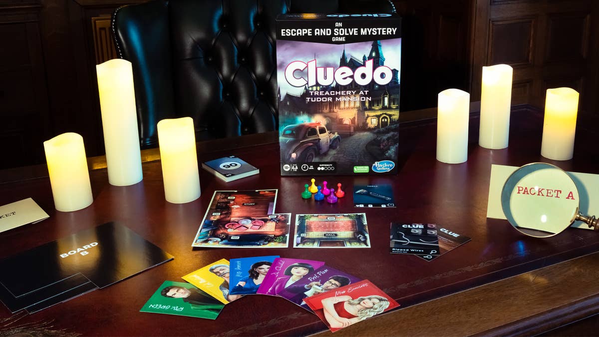 Cluedo: Treachery at Tudor Mansion reimagines the board game classic's  murder mystery as an escape room in a box