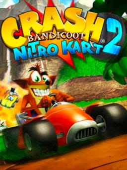 Caixa de jogo de Crash Bandicoot Nitro Kart