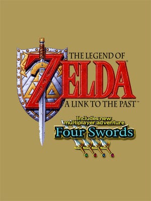 Caixa de jogo de The Legend of Zelda: A Link To the Past and Four Swords