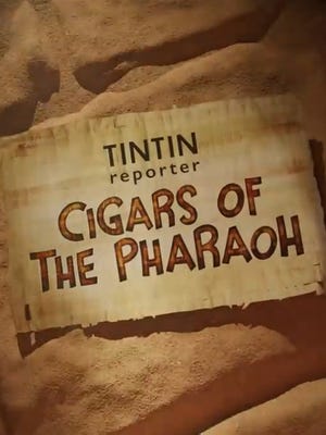 Caixa de jogo de Tintin Reporter: Cigars of the Pharaoh