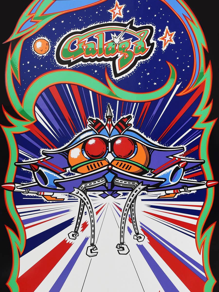 Galaga Arcade Artwork
