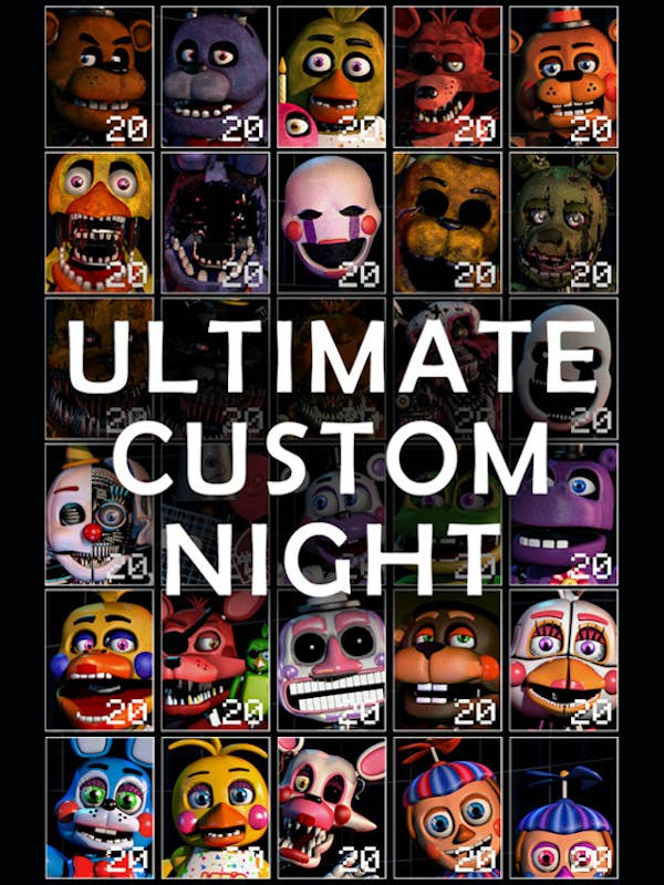 five nights at freddys ultimate custom night  Photographic Print