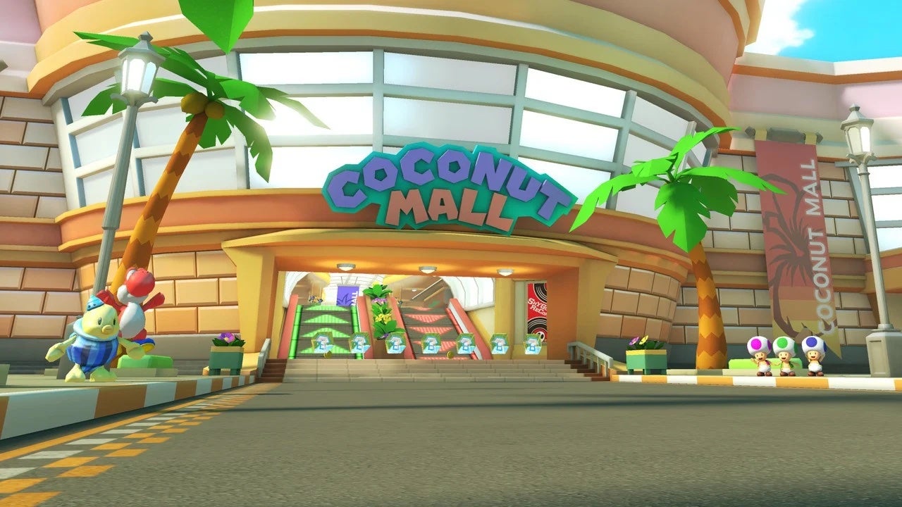 Mario Kart Wii Coconut Mall