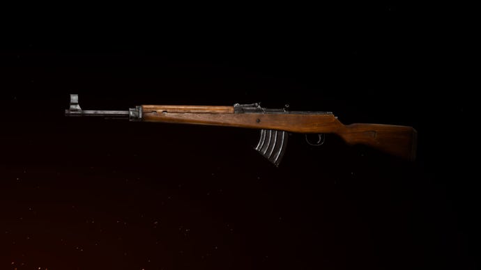 Render of the G-43 Marksman Rifle in the Call Of Duty: Vanguard gunsmith preview screen.