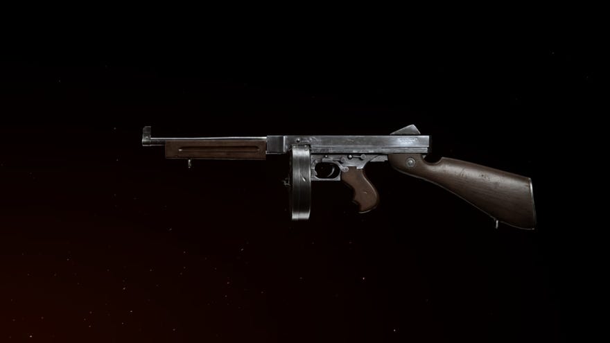 M1928 weapon preview against black background in Call Of Duty: Vanguard