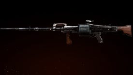 MG42 against a dark background in Call Of Duty: Vanguard's gunsmith.