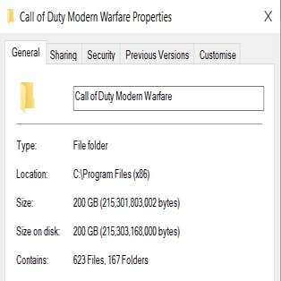 Call of Duty: Modern Warfare download size is now over 200GB on PC