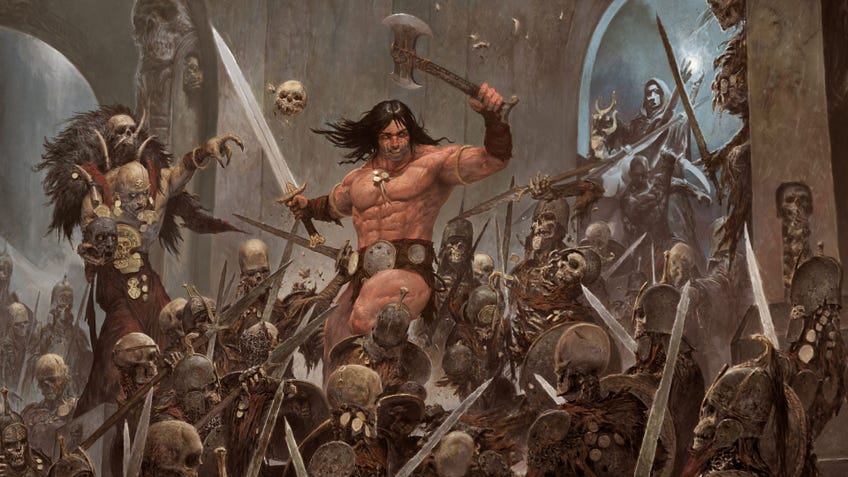 Conan board game artwork