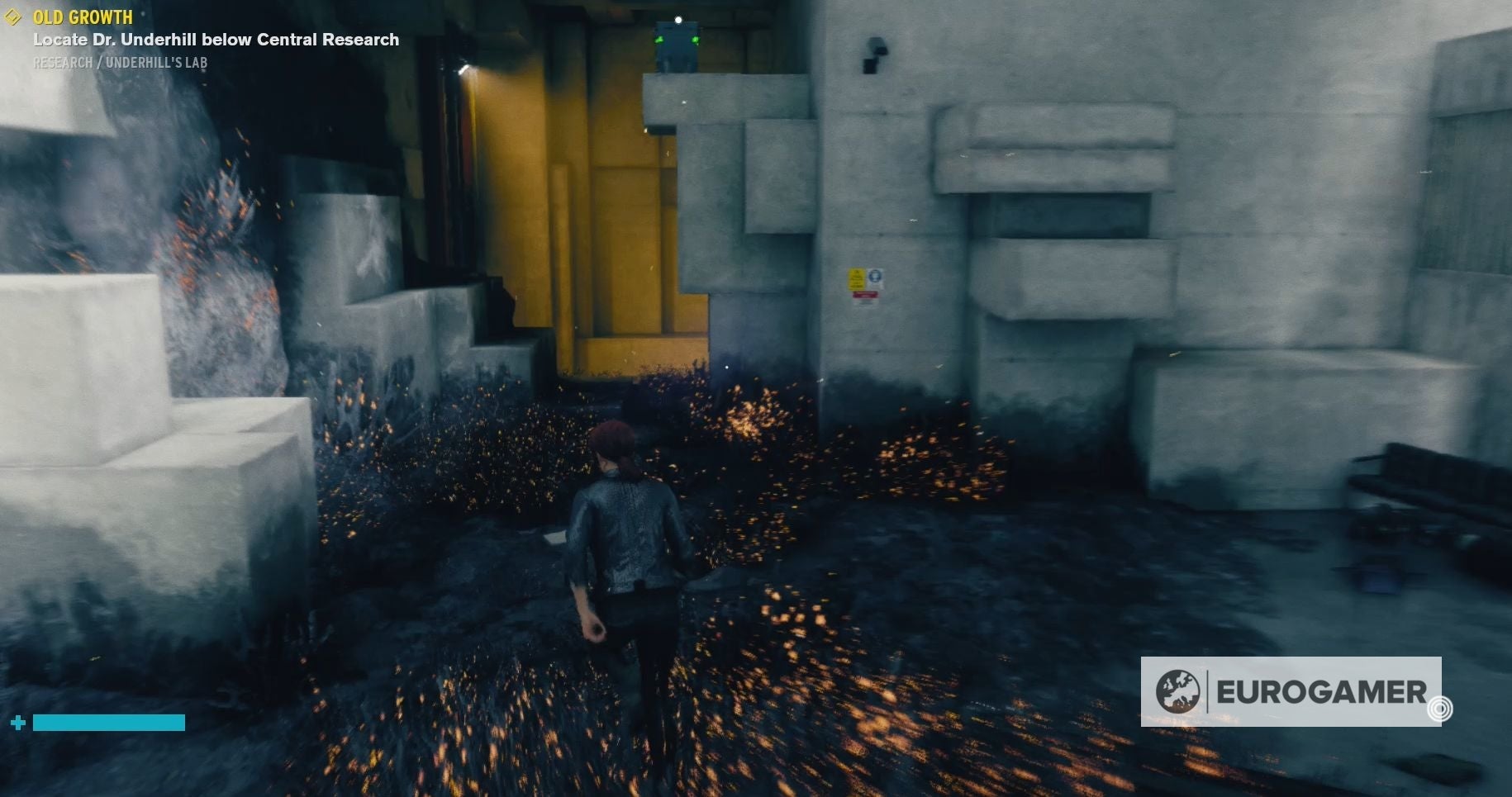 Control Old Growth finding the Mold samples and defeating Mold1