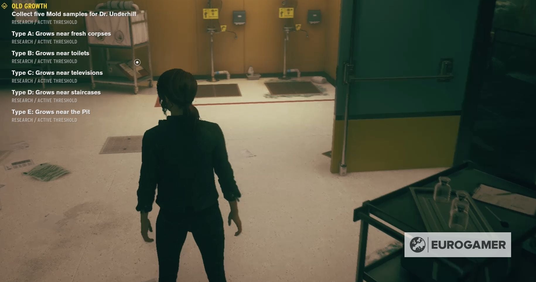 Control Old Growth finding the Mold samples and defeating Mold1