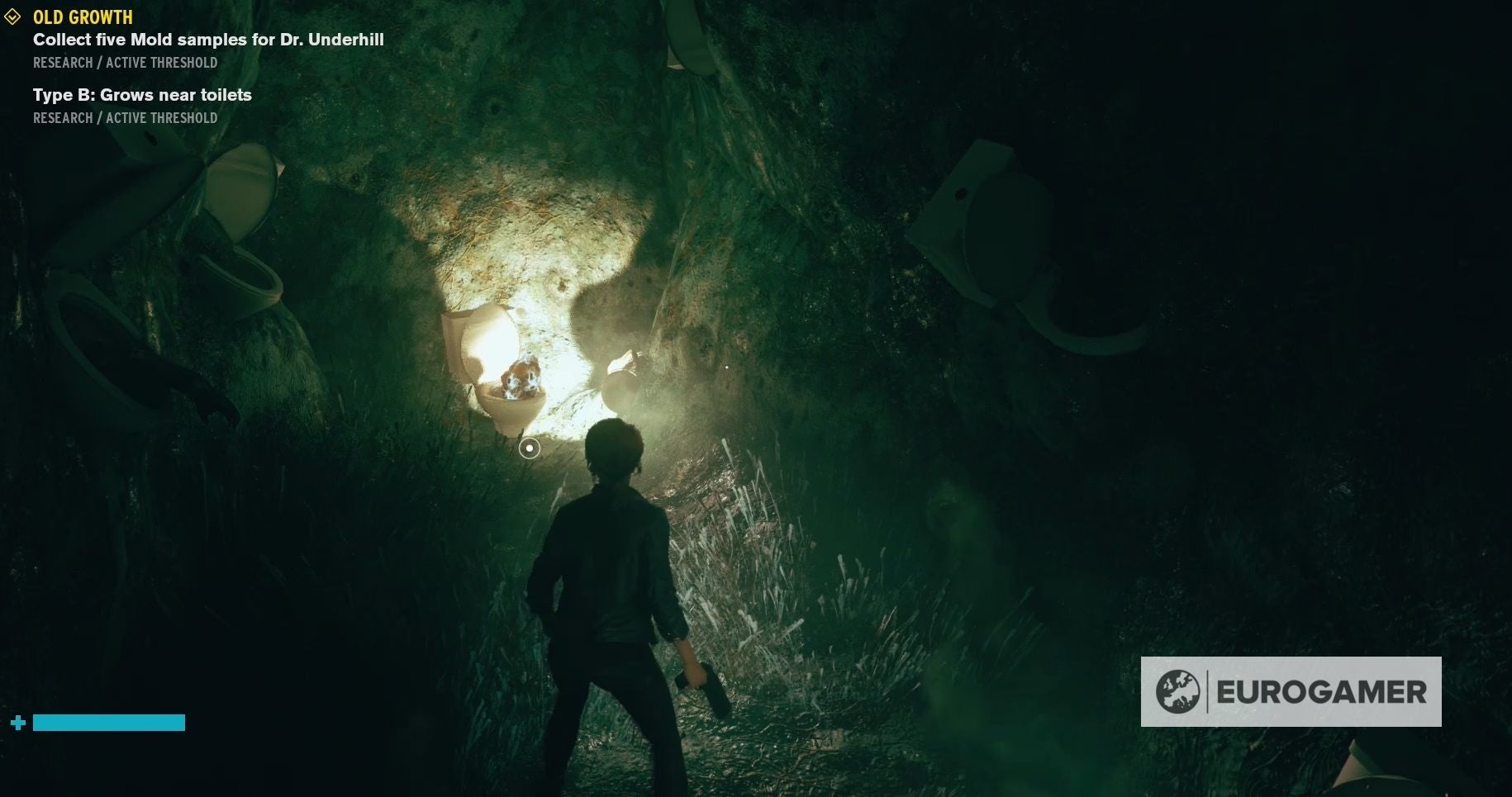 Control Old Growth finding the Mold samples and defeating Mold1