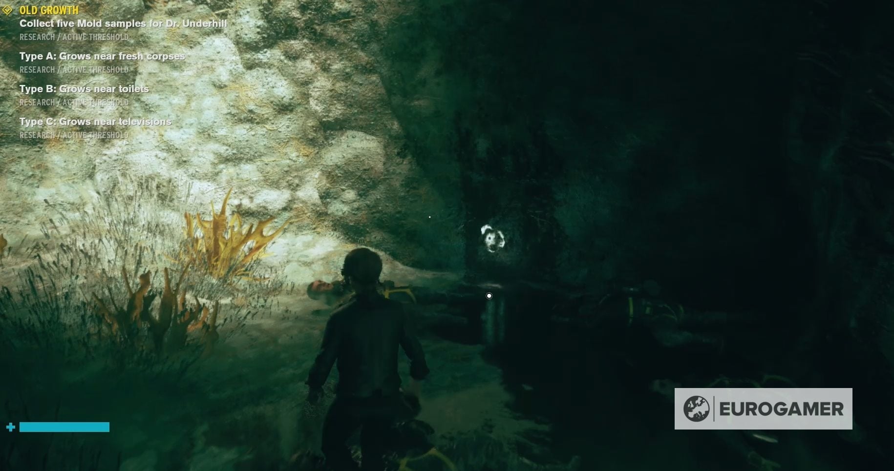 Control Old Growth finding the Mold samples and defeating Mold1