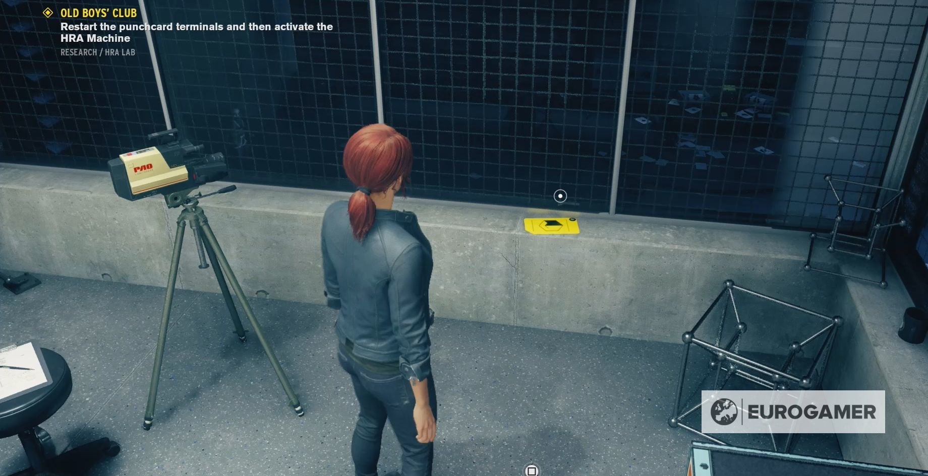 Control Punchcard locations, Punchcard puzzle solution, HRA Lab and