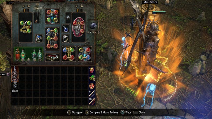 Remapping Flasks on a controller in Path Of Exile
