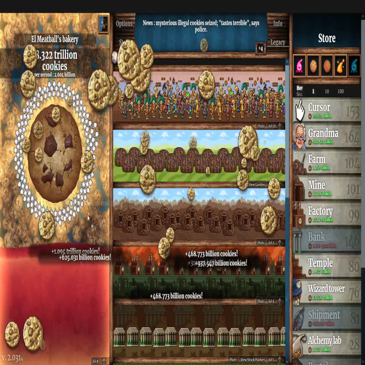 Cookie Clicker Steam Version Teases C418 Soundtrack, 600+ Upgrades