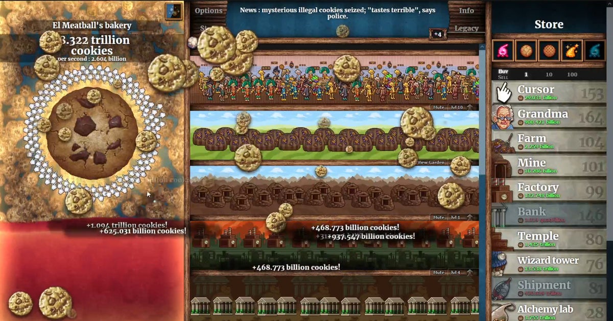 Cookie Clicker arrives on Steam with music from Minecraft's