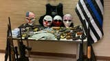 Image for Cops bust real-life gang stash house, find weapons, cash and... PayDay masks