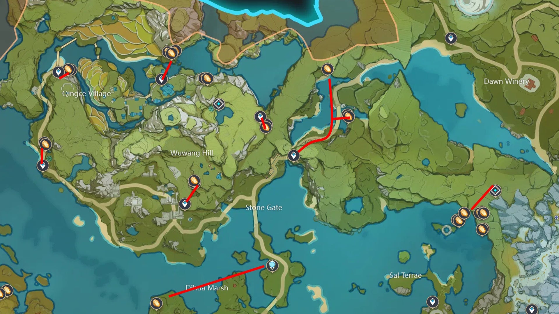 Genshin Impact Cor Lapis locations and farm routes VG247