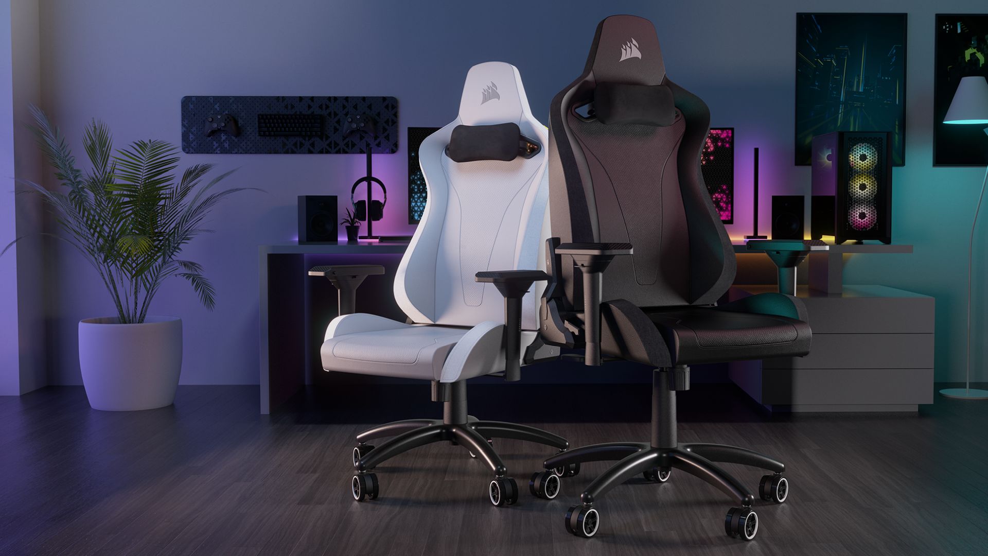 Der Corsair TC200 sitzt sich gut, aber was zur Hölle ist mit den Rollen ...