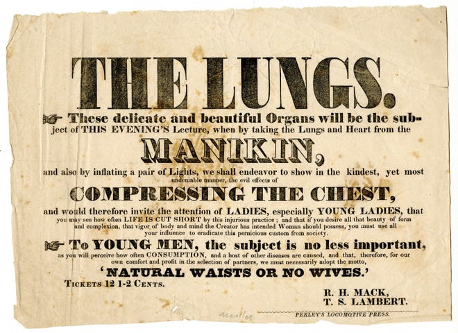 19th Century Article Arguing Against Corsets