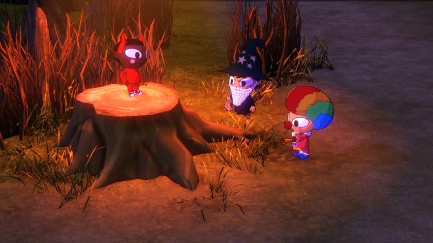 Characters in costume in Costume Quest 2.