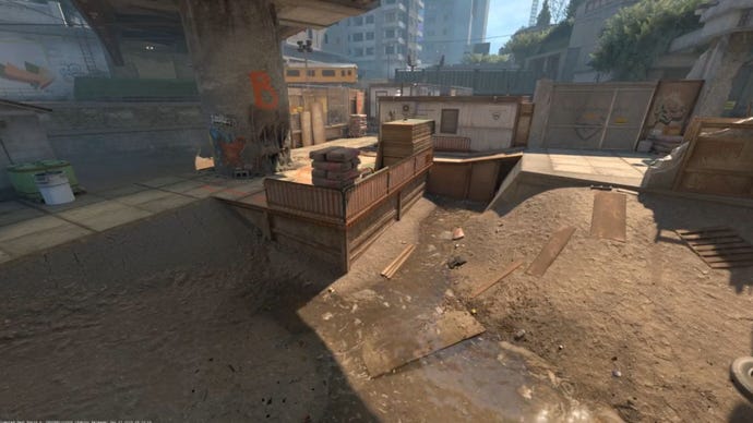 A revised de_overpass in Counter-Strike 2.