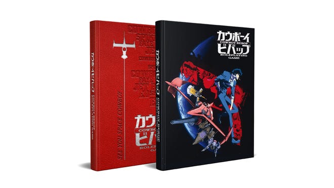Shots of the books for the official Cowboy Bebop RPG