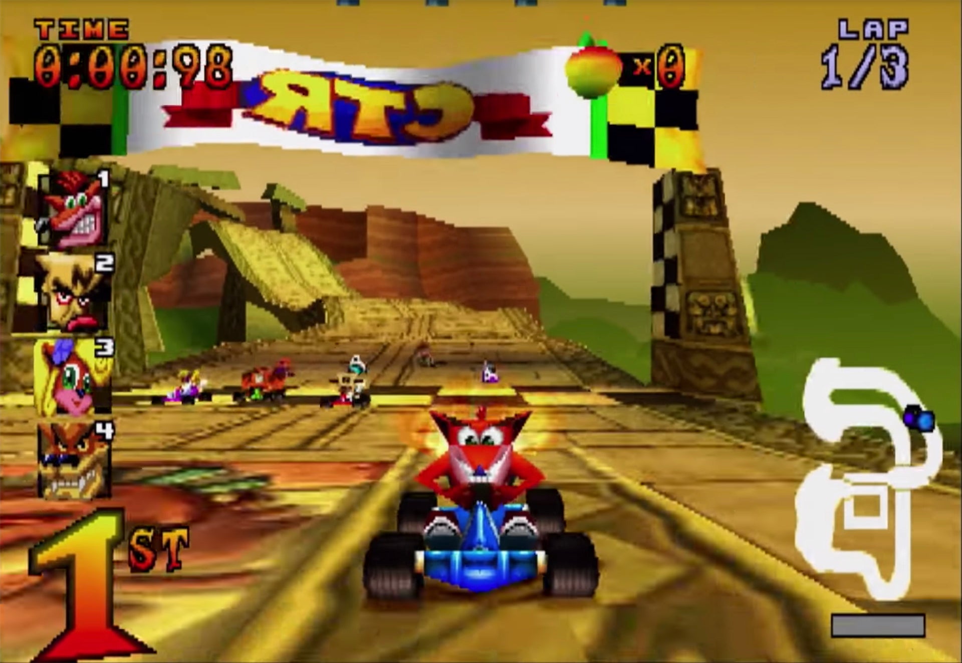 Crash Bandicoot Racing Ps1