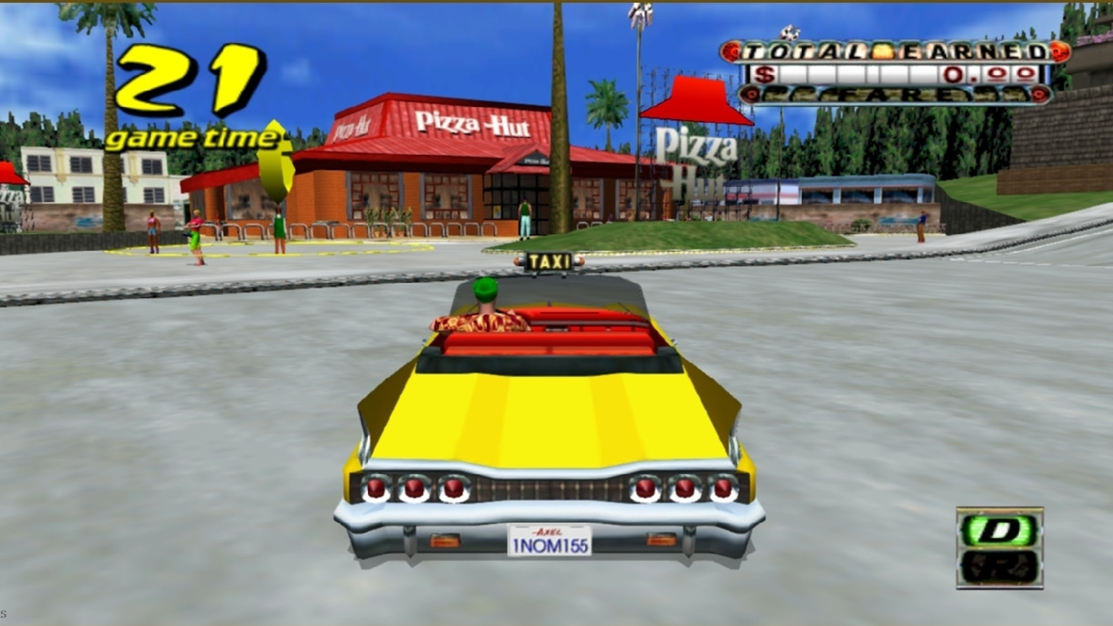 Crazy Taxi on Steam now has original Pizza Hut, KFC and FILA destination  names - thanks to modders