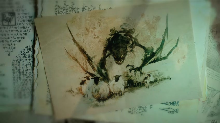Screenshot from the reveal trailer for Critical Role's Candela Obscura actual play series