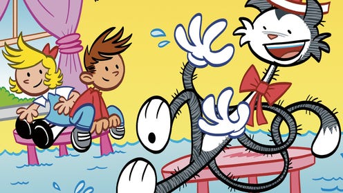 Cropped cover from Dr Seuss graphic novel