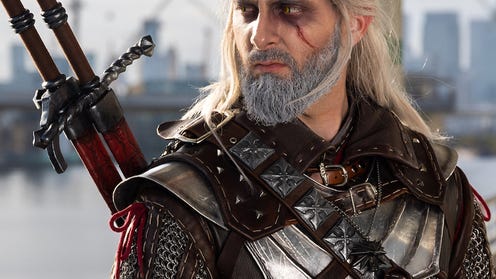Opiekun as Geralt from The Witcher